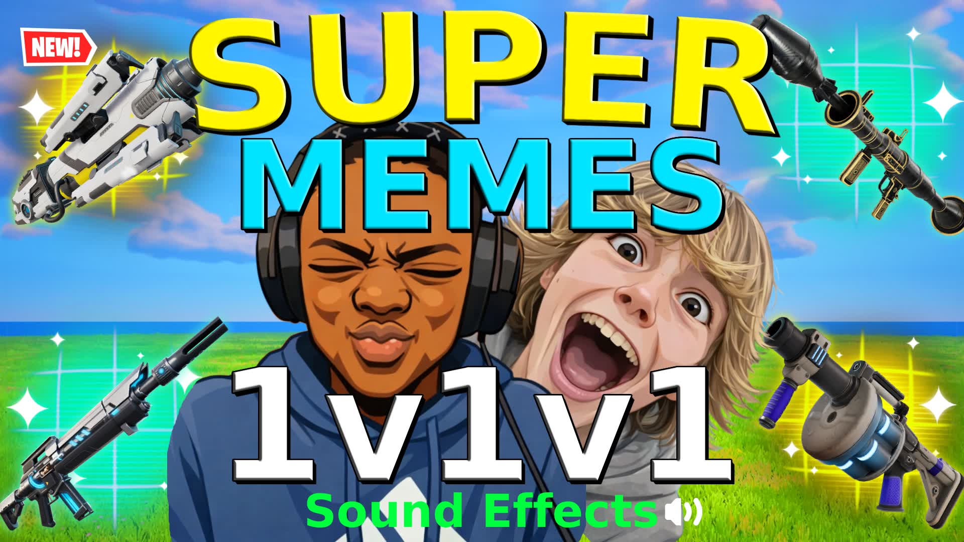 ミーム 1v1v1 リロード FFA