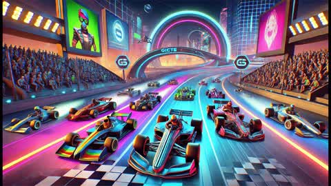 Crazy Figure 8 Race Track