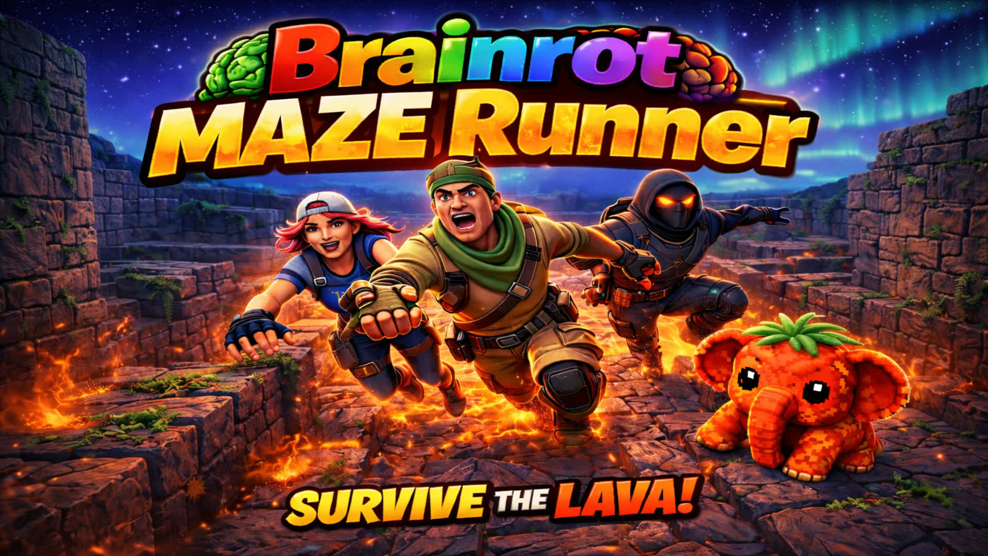 Brainrot MAZE Runner