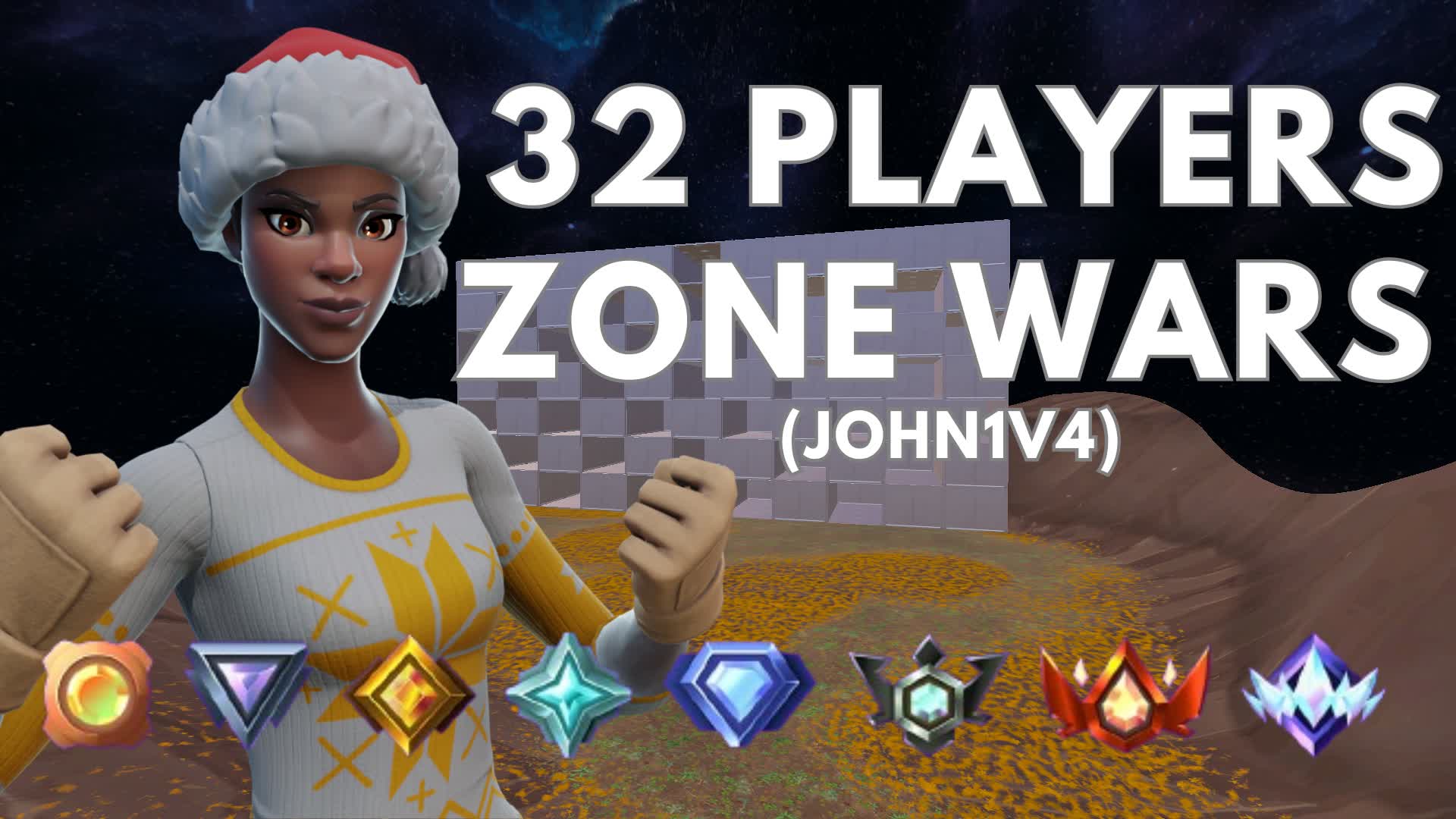 32 PLAYERS RANKED ZONE WARS (JOHN1V4)