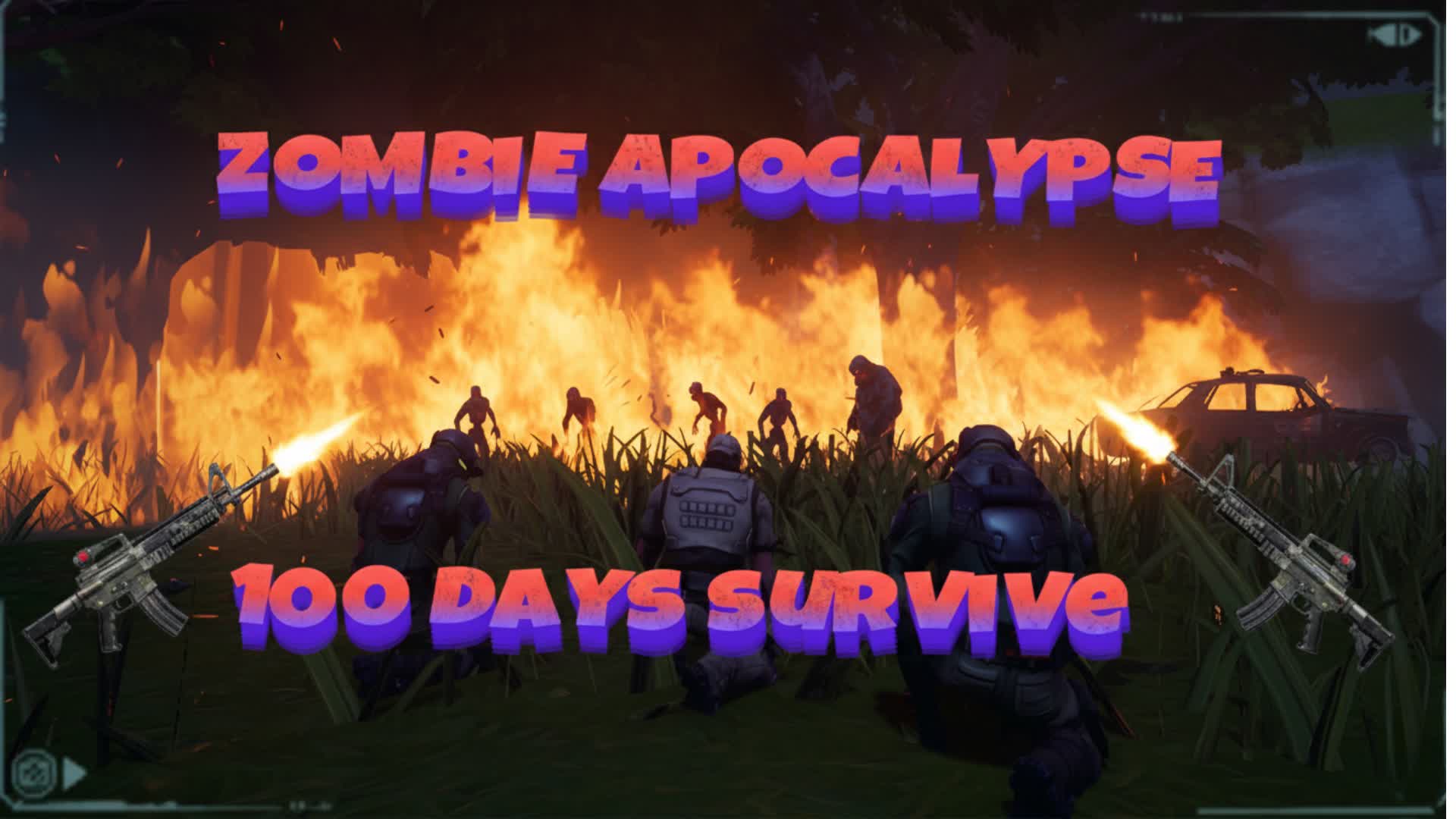 ⚠️ZOMBIE APOCALYPSE: 100 DAYS SURVIVE☣️