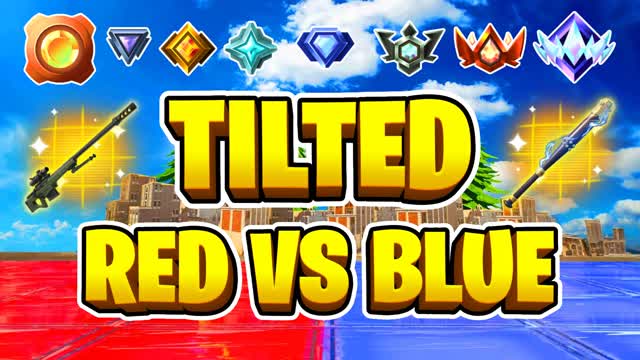 TILTED X RED VS BLUE 🔴🔵