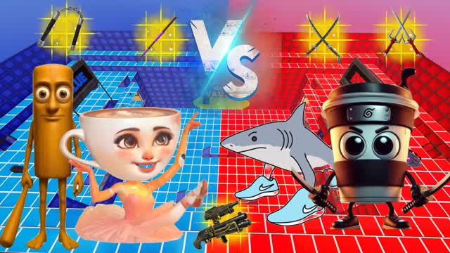 CRAZY FUN RED VS BLUE 🔴🔵