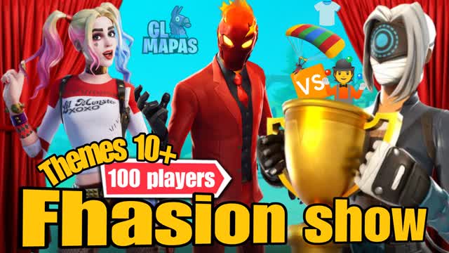 Fashion show 100 players ! (GL Mapas)🎭