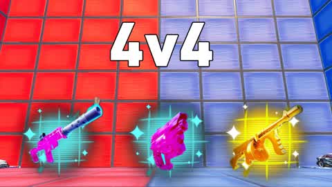 CRAZY RED VS BLUE 🔴🔵 4V4