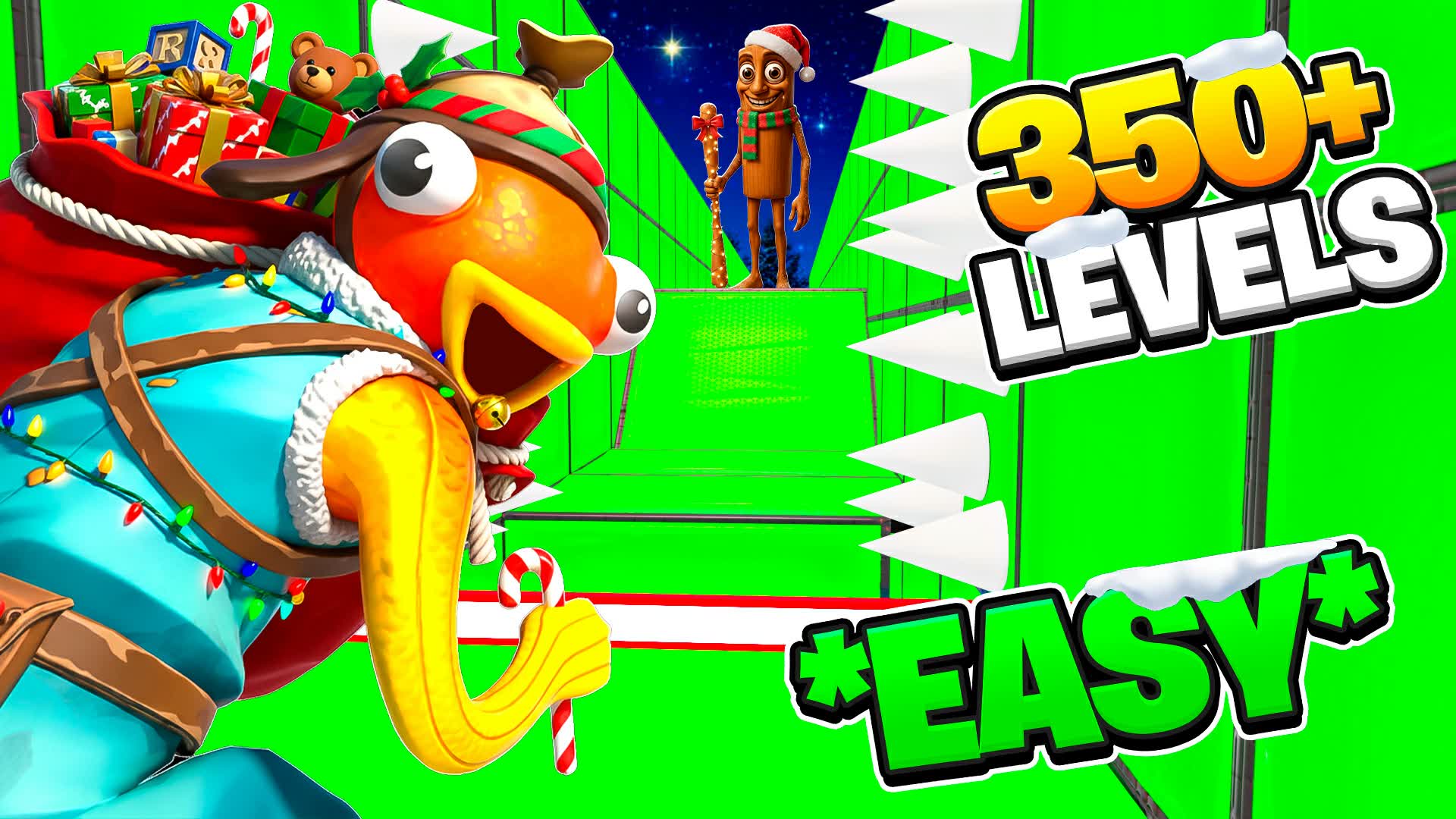 🎄 CHRISTMAS PARKOUR 350+ EASY ❄️