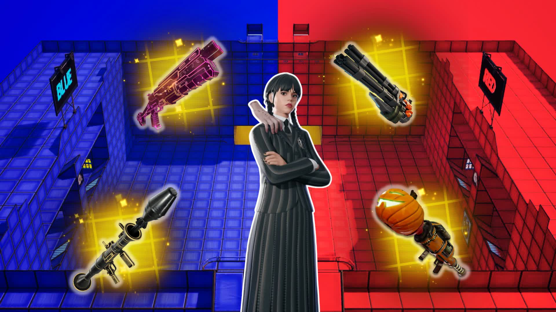 HALLOWEEN PARTY🔴🔵 RED VS BLUE 🎃V3