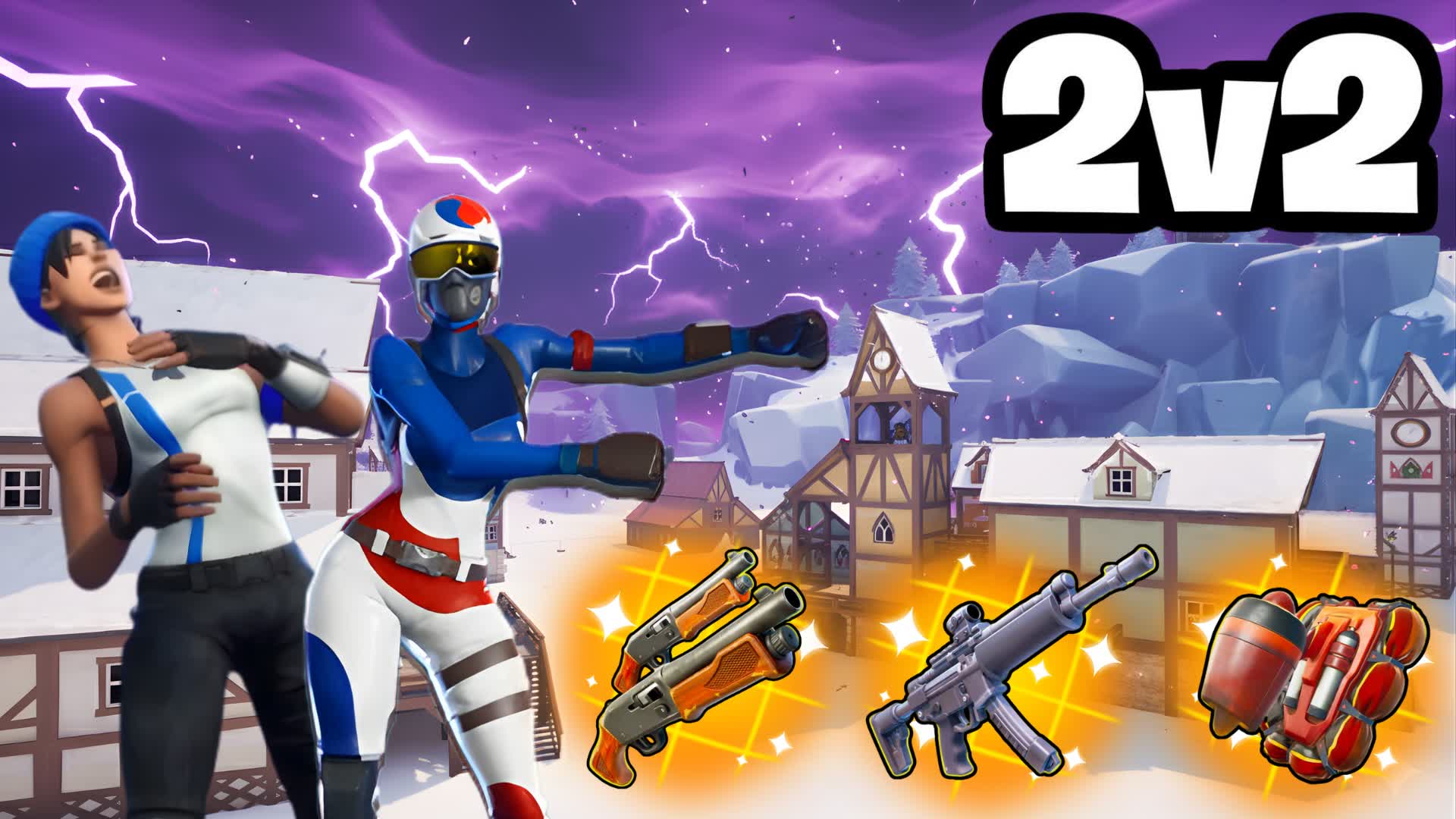 the Winter STORM ❄️ - 2v2 سكرمز العاصفه