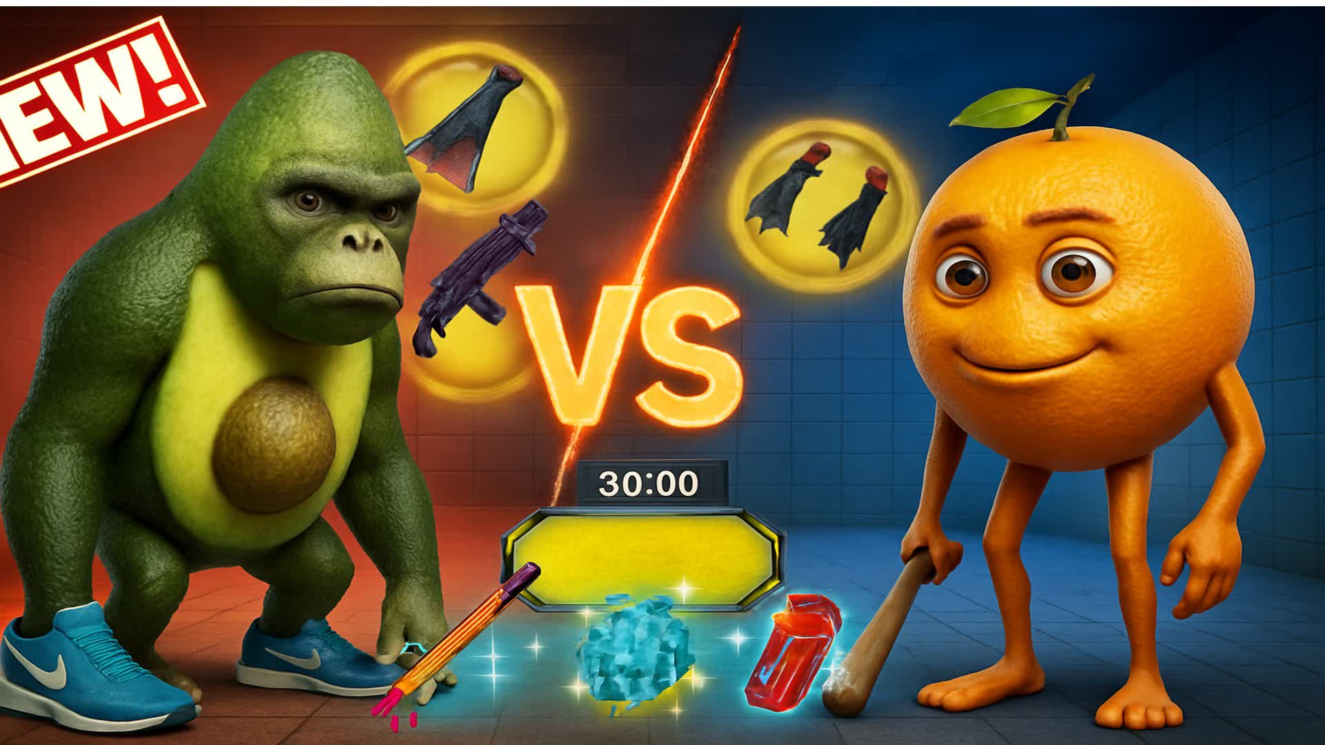 extreme red vs blue🔴🔵(brainrot)