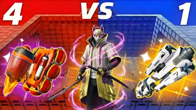 RED VS BLUE 4V1 TOKA