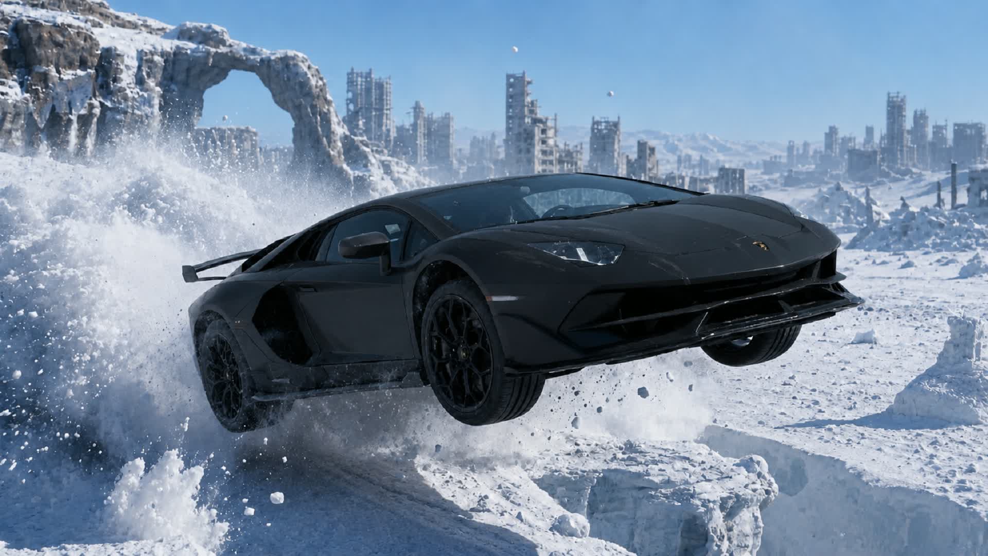 🚗 FROZEN PEAK DRIVE ❄️ ALL SKIN