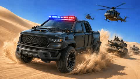 Desert Military Drive 🏜️