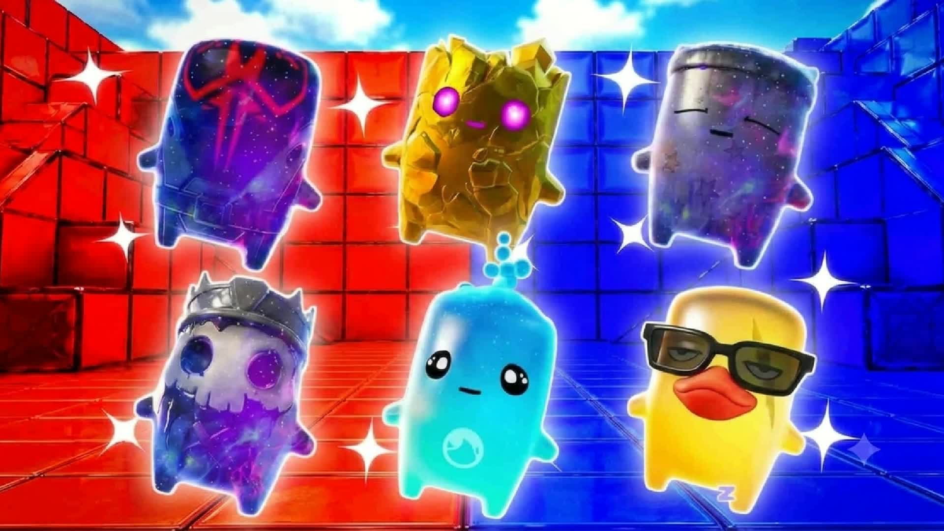 red vs blue patty
