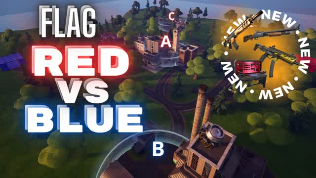 FLAG RED VS BLUE