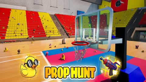 BASKETBALL STADIUM PROP HUNT CACHE CACHE