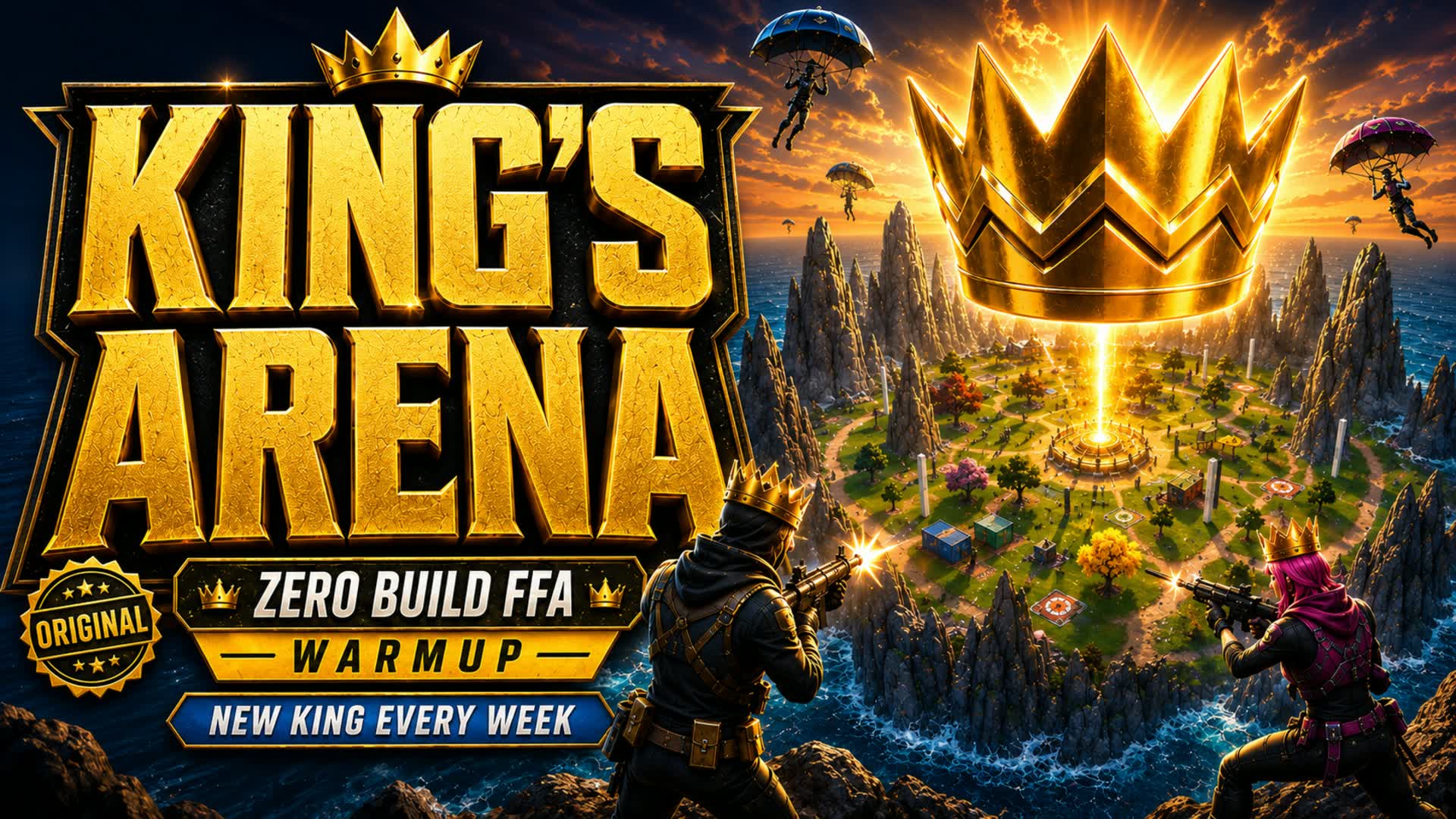 The King's Arena 👑 Zero Build FFA