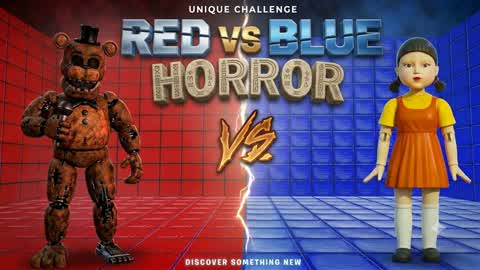 [RED VS BLUE 🔴🔵CRAZZYY[HORROR]