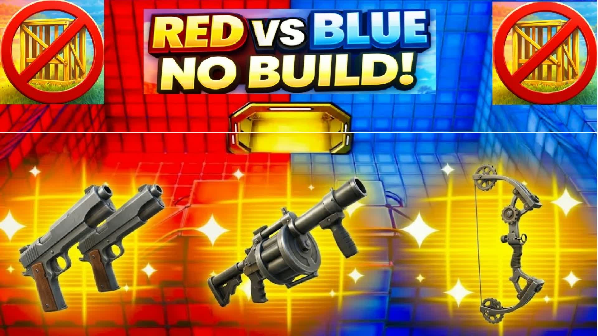 赤対青ビルドなし 😱