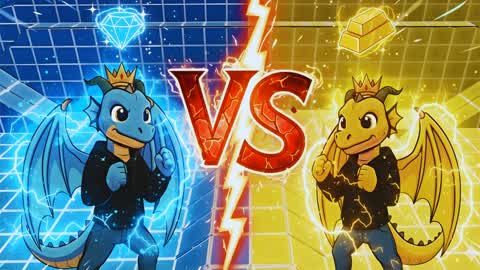 CRAZY GOLD VS DIAMOND 💎