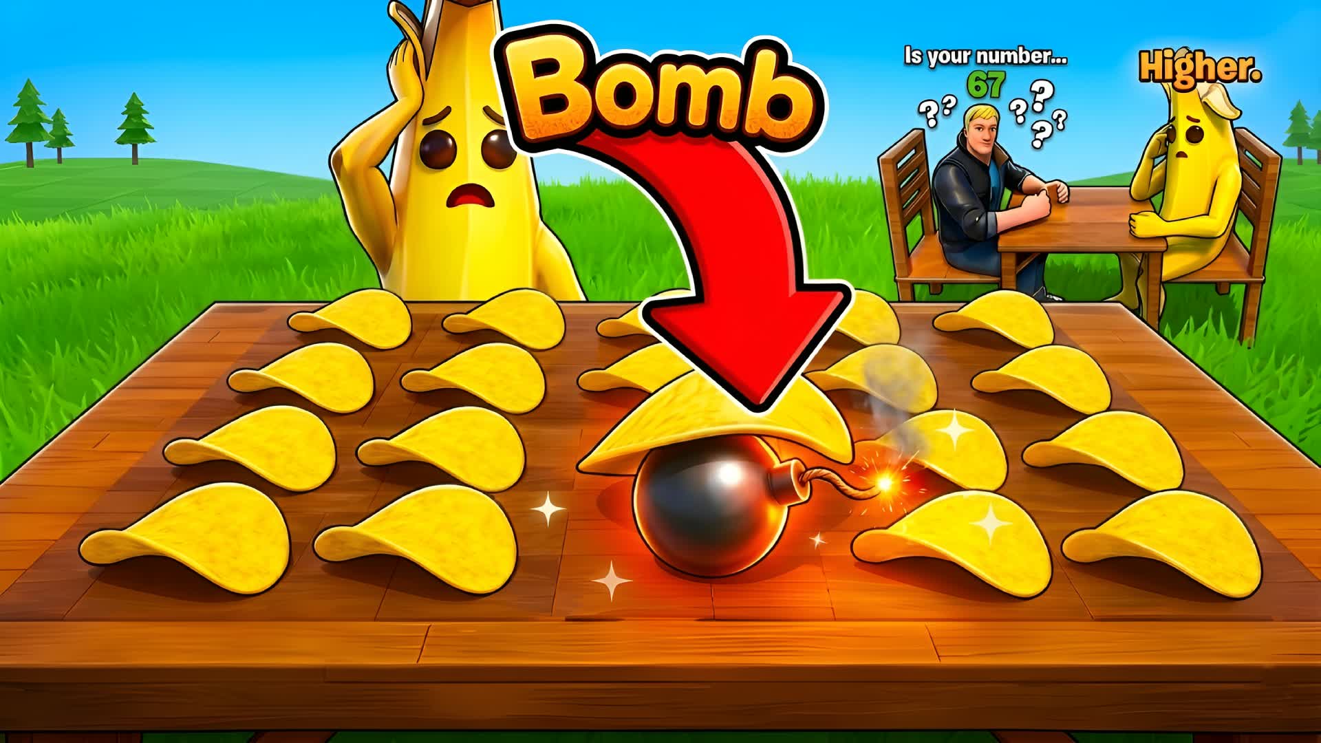 🥔チップスか爆弾💣💥｜数字を推測🔢...
