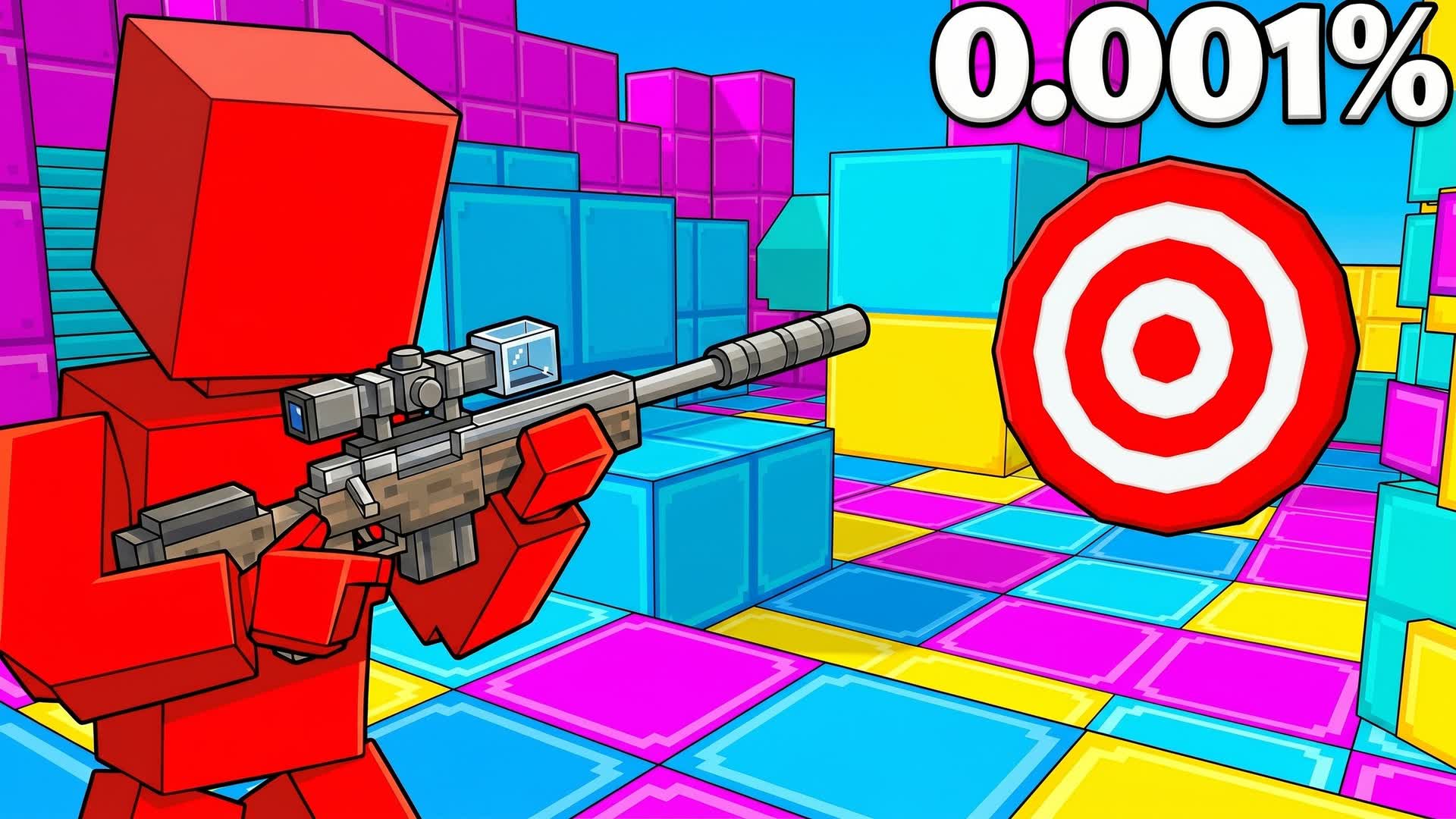 RED TRICKSHOT PARKOUR🎯(67+ LEVELS)