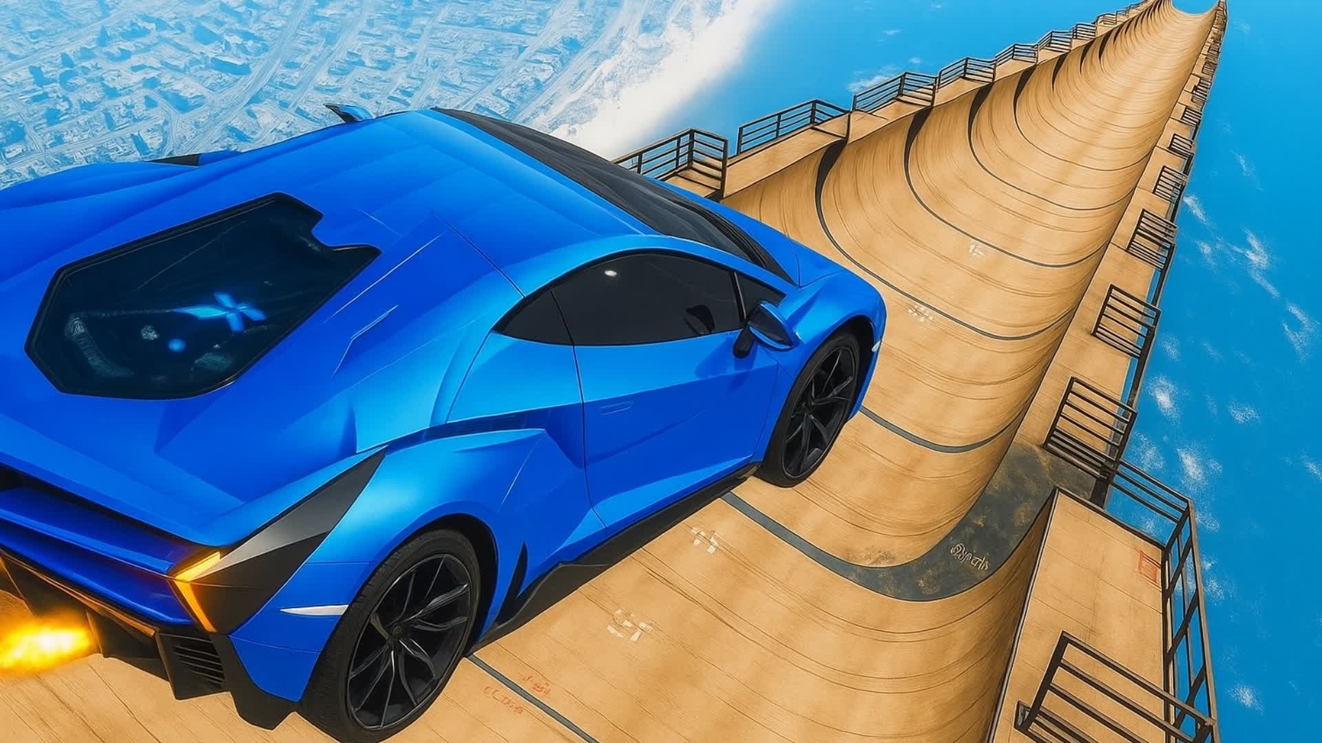 Crazy New Years Car Race