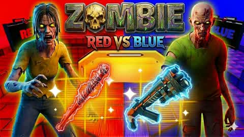 RED VS BLUE 🔴🔵 ZOMBIE RUSH