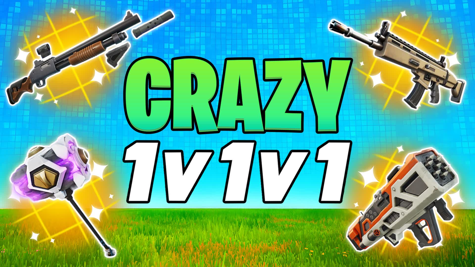 1v1v1 a 1v1 Crazy Free For All Zone Wars