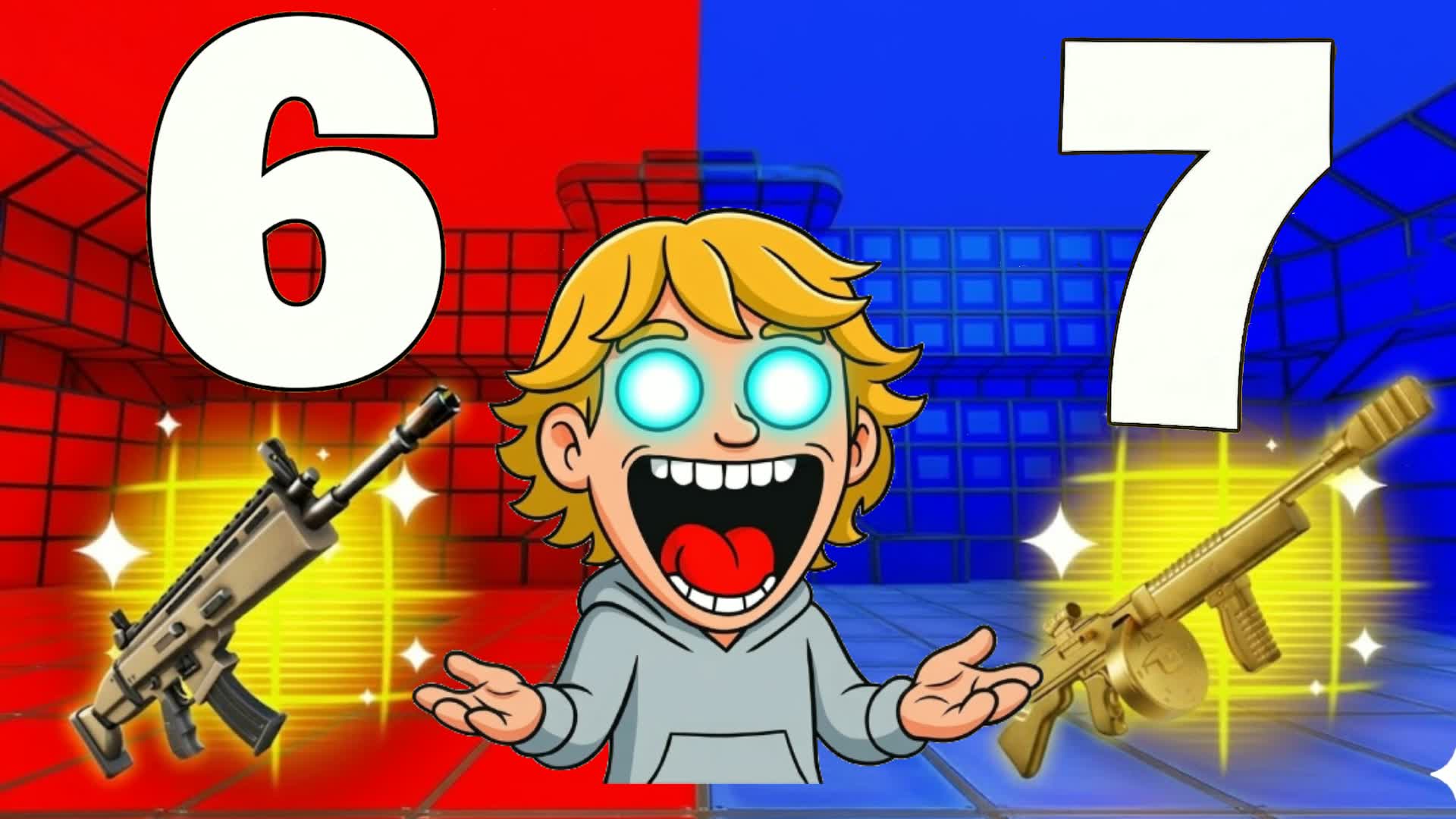 RED VS BLUE🔴🔵67 (ALL GUNS)