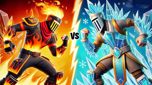 Mega Fire Vs Ice (Red vs Blue)