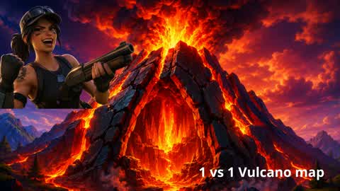 1 vs 1 volcano