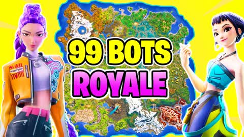 99 BOTS MEMES🎵 ALL GUNS & CAR ⭐1V1⚔️FFA