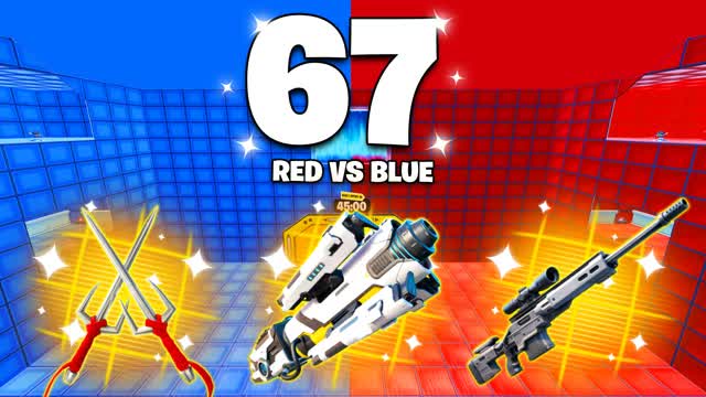 67 RED VS BLUE 🔴🔵- TMNT - SIX SEVEN
