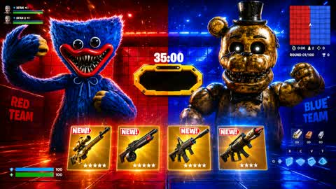 SCARY RED VS BLUE🔴🔵