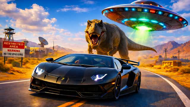 🌵AREA 51 DESERT DRIVE 🛸