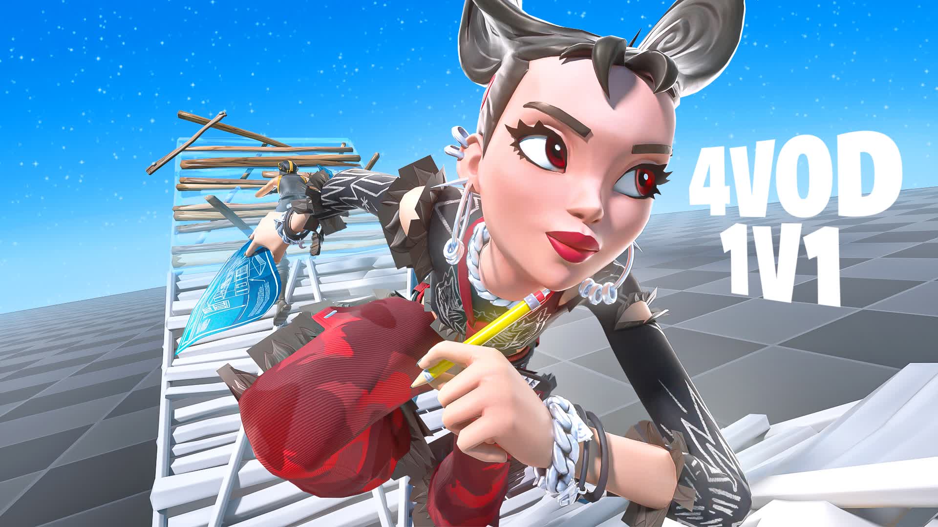 4VOD 1V1 BUILD FIGHTS! (200 PUMPS)