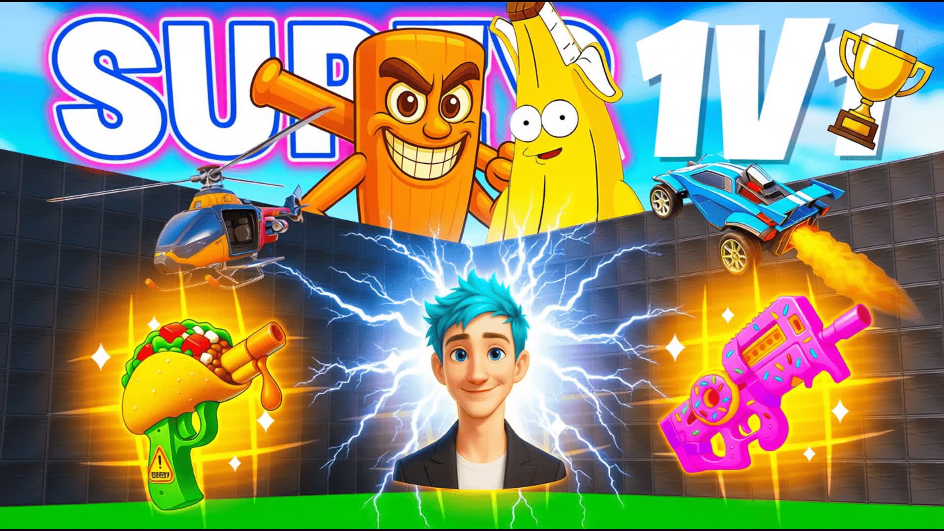 HILARIOUS 1V1 ALL GUN