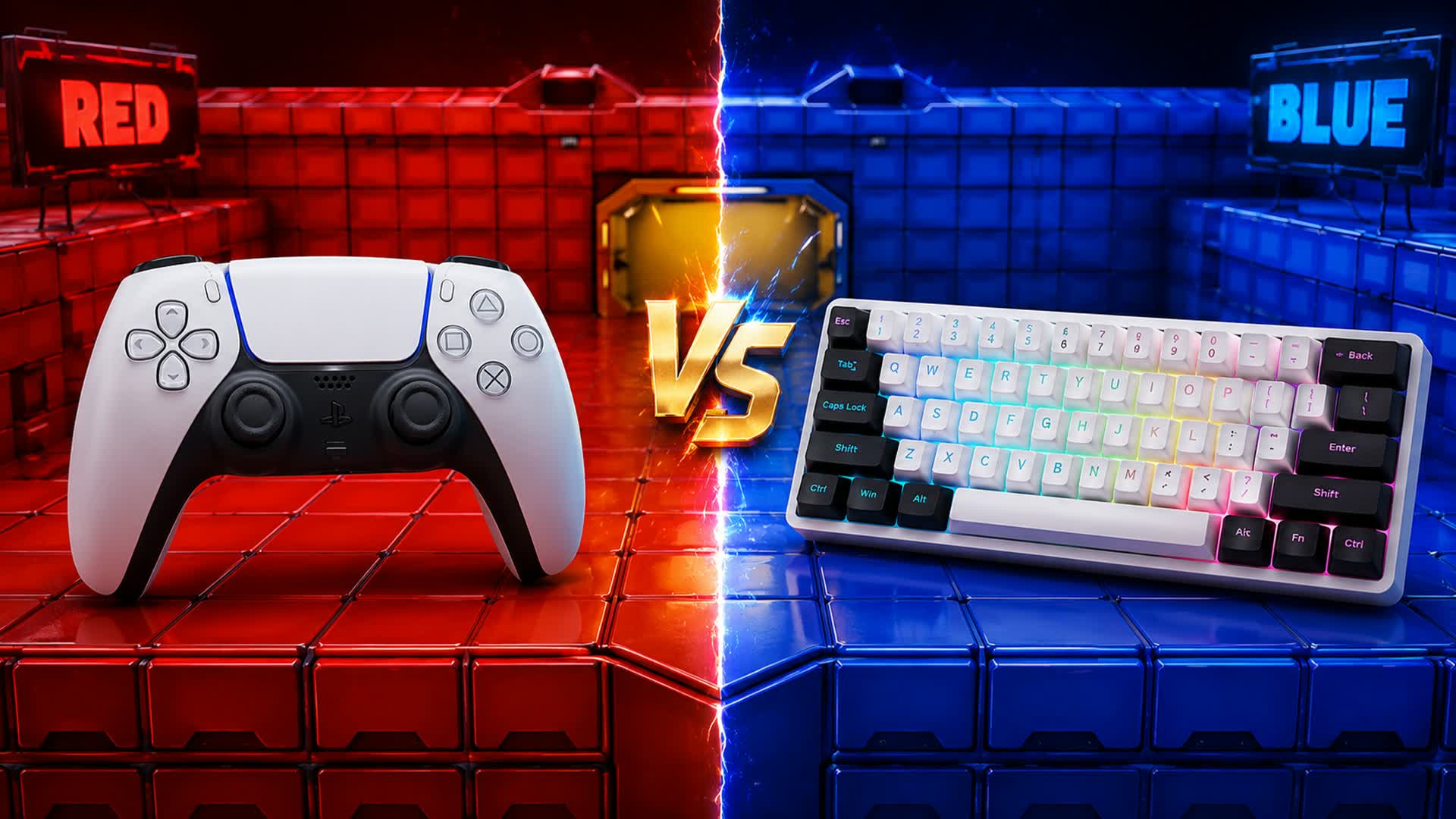 RED VS BLUE 🔴🔵 word