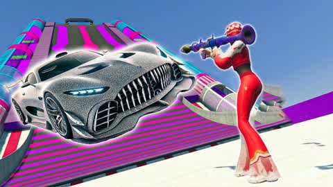 MEGA RAMP ROCKETS VS CARS