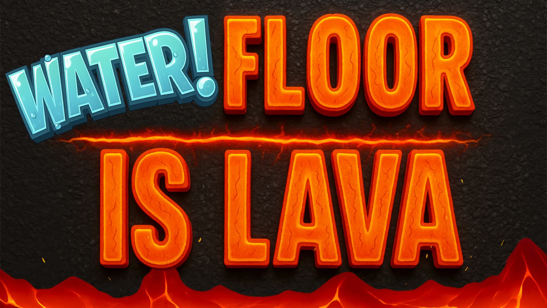 THE FLOOR IS WATER 🌊 Flood Lava Swim Up