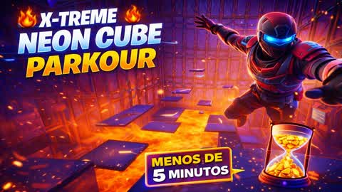 🔥 X-TREME NEON CUBE PARKOUR 🔥