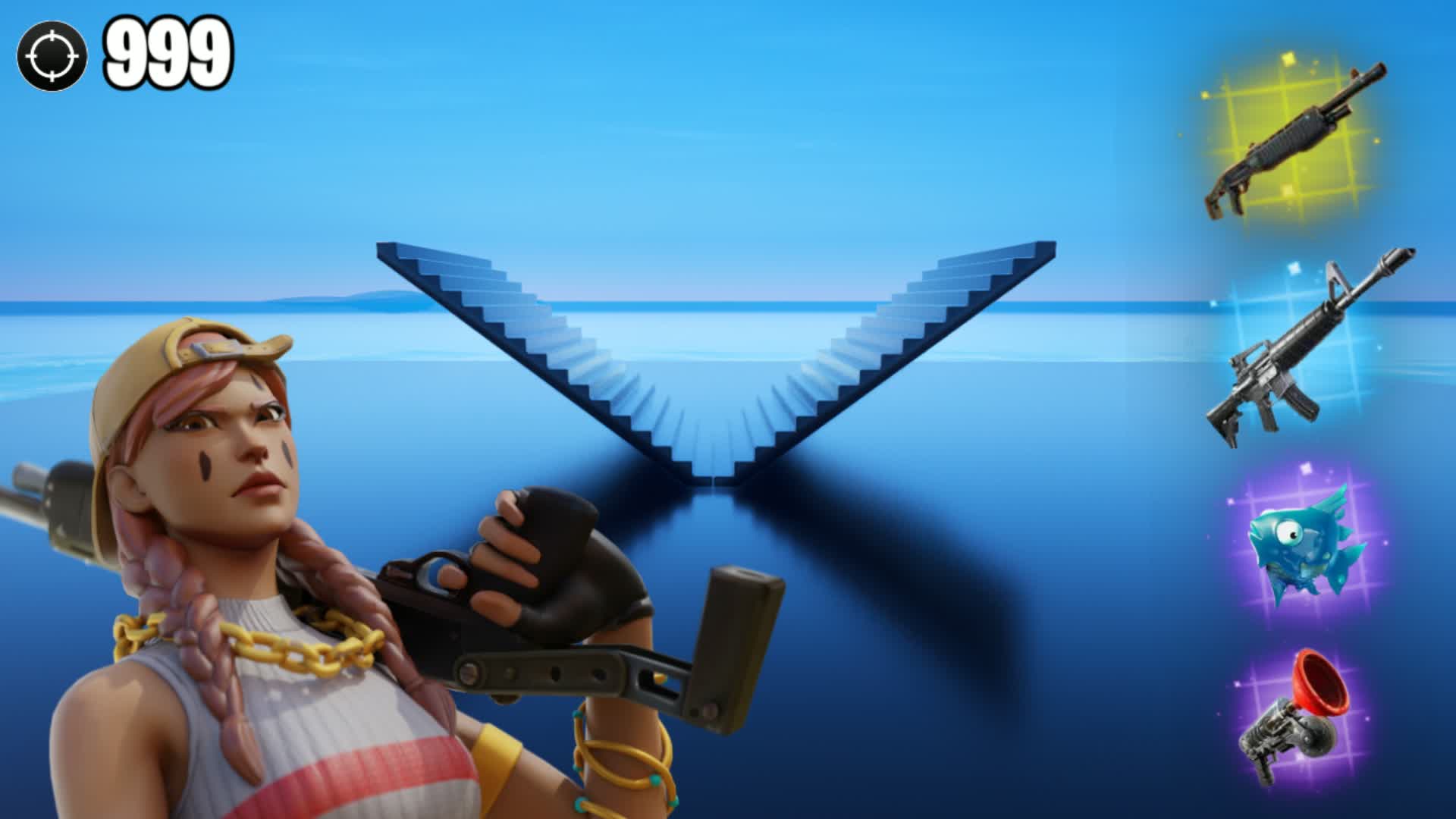 基本の1対1の建築バトル