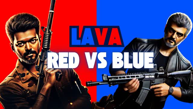 LAVA RED VS BLUE