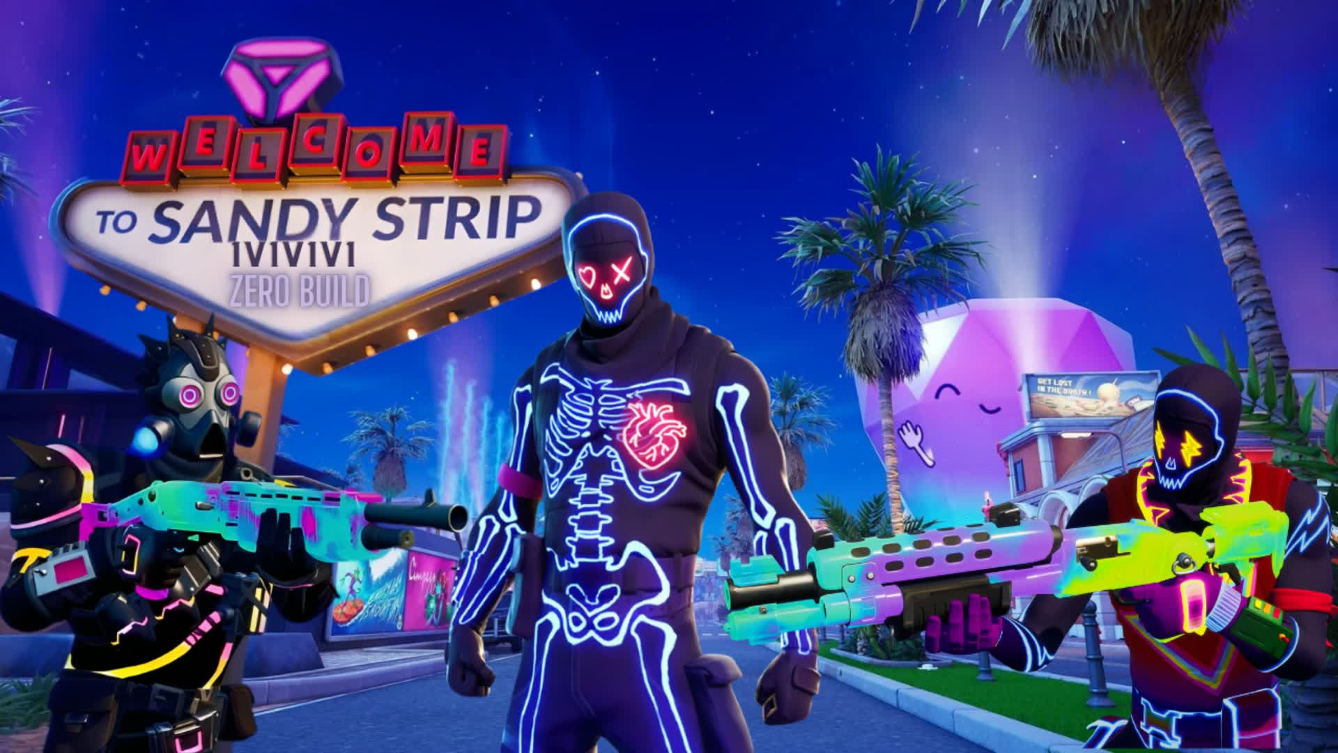 1v1v1 ゼロビルド レイトゲーム