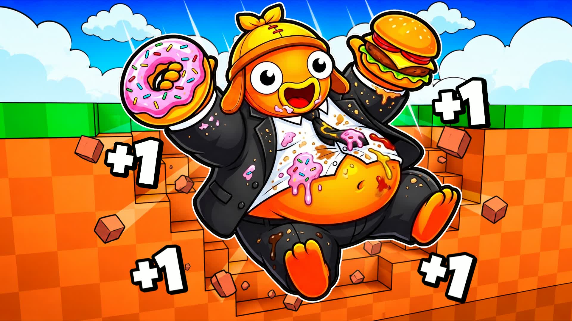 +1 FAT EVERY CLICK — Fortnite Creative Insel