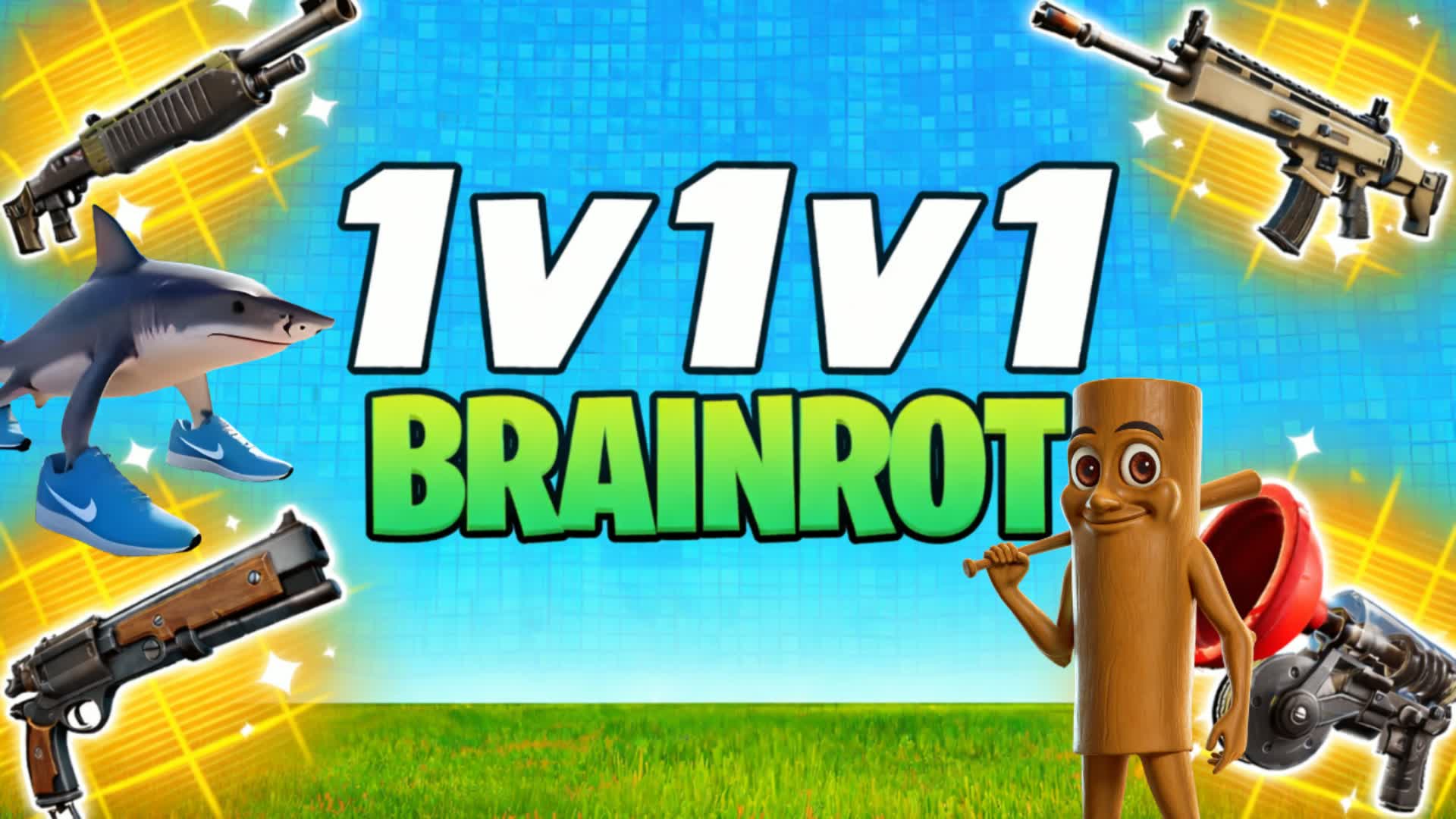1v1v1 BRAINROT 1v1 フリーフォーオール