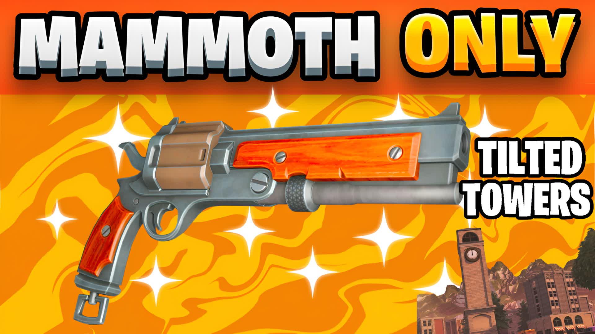MAMMOTH PISTOL ONE SHOT🎯TILTED TOWERS🔫