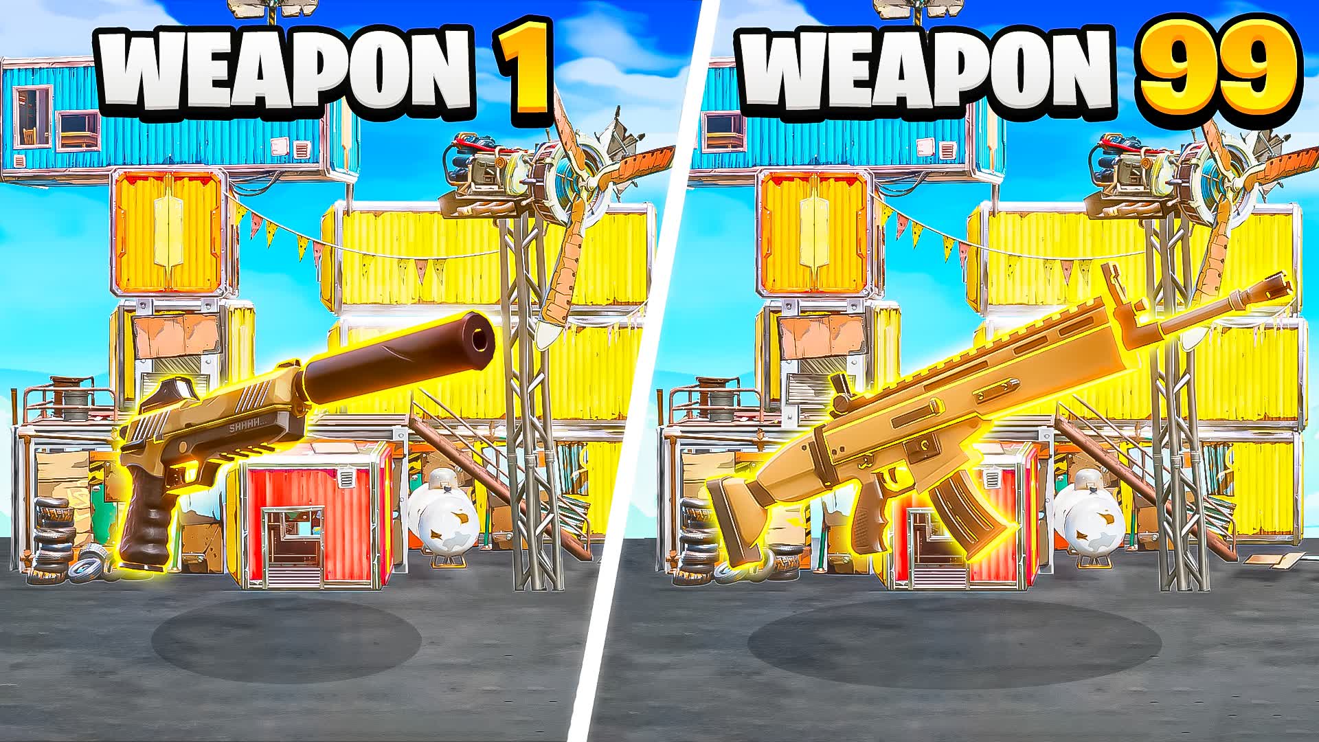HOOD NIGHT RANDOM GOLD GUN GAME 👻