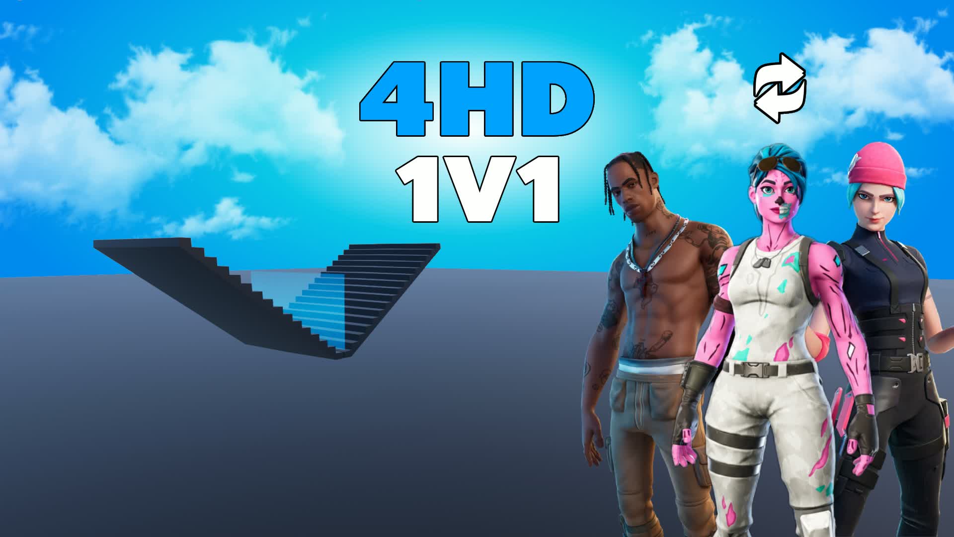 4HD 1V1 BUILD FIGHT 🔥