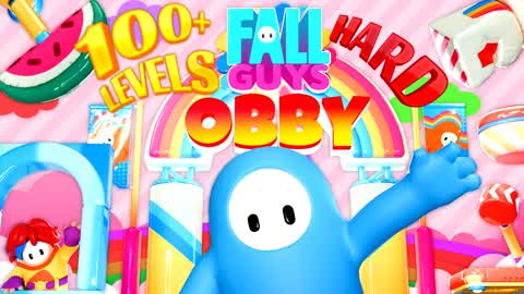 HARD 100+ FALL GUYS OBBY 🚀